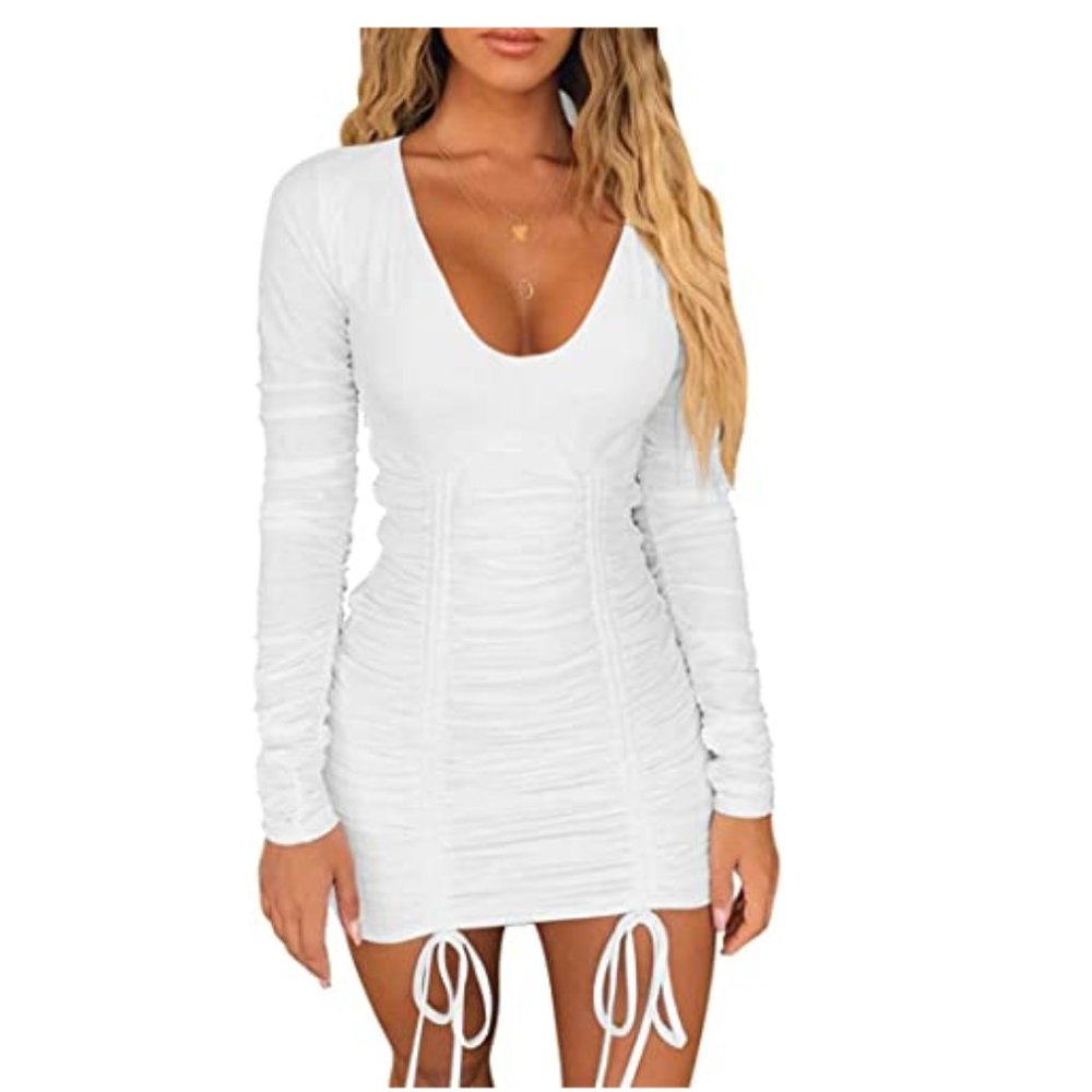Elegant White Mini Dress